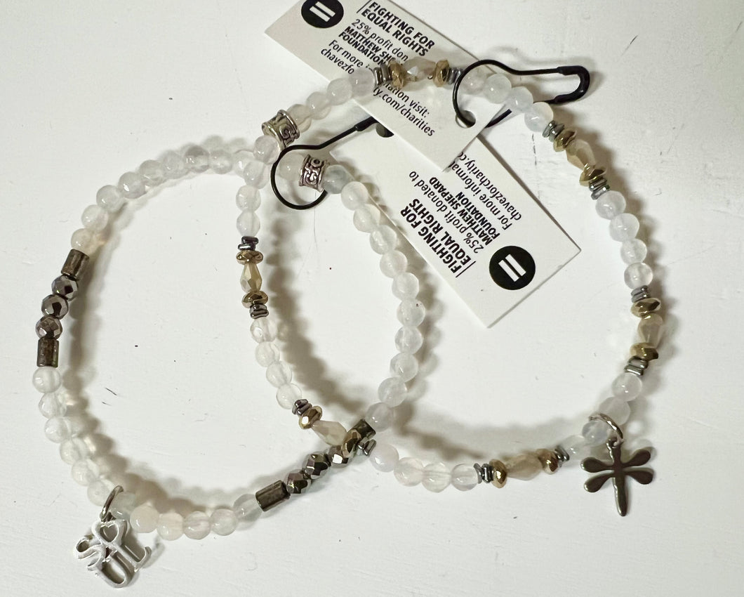 Chavez for Charity - Equal Rights White Bracelet