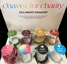 Load image into Gallery viewer, Chavez for Charity - Dark Red and Peach Bracelets for Animal Society
