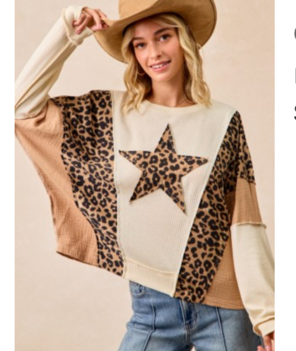 BiBi Cheetah Star Top