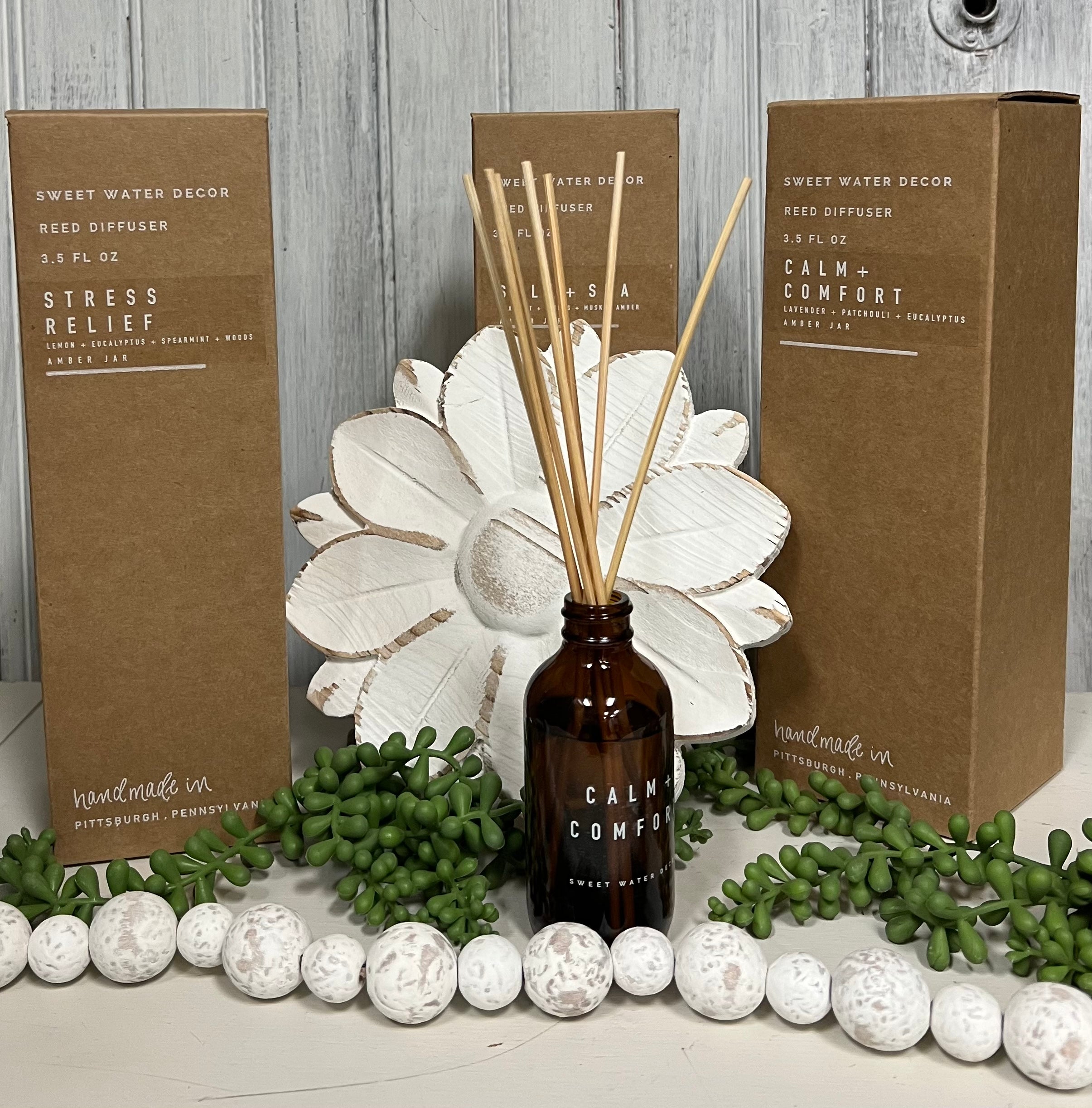 Sweet Water Decor Reed Diffuser – Sculpture Hair & Fashion